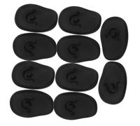 LOORGVEL 6 paia Copriorecchie in Silicone Impermeabili per Tintura Capelli Protezione Professionale Riutilizzabile per Salone Bagno Doccia e Uso Domestico Nero