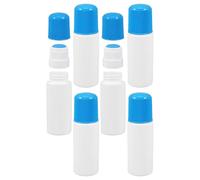 LOORGVEL 6 pezzi Bottigliette Applicatore Spugna per Cosmetici e Campioni Contenitori Vuoti Portatili Ricaricabili e Anti-perdita per Viaggi Ufficio Casa e Scuola