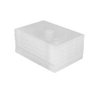 LOORGVEL 6 pezzi Custodie Trasparenti per CD Dvd Doppio Scomparto Porta Dischi Portatile con Inserto per Etichette Scatola per Archiviazione Musicali e Film per Uso Domestico e Cinema