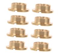 LOORGVEL 8 Pezzi Dadi Testa Tonda per Meccanismo Orologio Quarzo da Parete Fissaggio Sicuro e Silenzioso per Ricambio Parti Orologio Muro