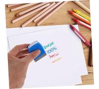 LOORGVEL 8 Pezzi Timbri Colorati per Insegnanti Francobolli Motivazionali per Valutazione Studenti Materiali Sicuri e Design Educativo per Supporto Apprendimento Inglese