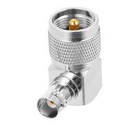 LOORGVEL Adattatore Angolare Uhf Maschio Rame Connettore Coassiale Durevole per Antenne e Apparecchiature Wireless