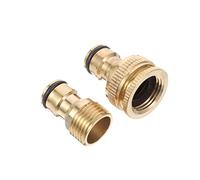 LOORGVEL Adattatore per Rubinetto con Aeratore Integrato Set per Docce Portatili e Lavelli Raccordo Resistente Antigoccia e Antisgocciolamento per Irrigazione e Lavaggio