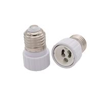 LOORGVEL Adattatore Portalampada E27 a Gu10 6 Pezzi Convertitore per Luci Alogene Facile Installazione Compatibile Portalampade E27