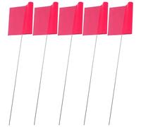 LOORGVEL Bandiere la Marcatura del Prato e Piccoli Marcatori da Giardino per Esterni, 50 Pezzi Riutilizzabili, Visibili e Resistenti per Indicazioni Irrigazione e Topografia in Cortile