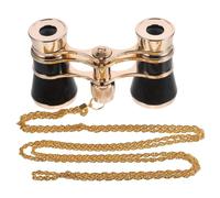 LOORGVEL Binocolo Compatto Portatile da Viaggio con Mini Telescopio Tascabile Elegante in Placcato per Donne per Concerti Teatri e Birdwatching