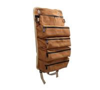 LOORGVEL Borsa Rotolabile per Utensili Multifunzione in Resistente Organizer Compatto per Giardinieri Elettricisti e Falegnami Elegante per Auto e Trasporto Professionale