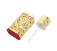 LOORGVEL Bottiglia Di Profumo Cava Con Motivo Fascino Bottiglia Di Profumo Bottiglie Di Profumo Adesivo Del Contenitore Etichetta Impermeabile Adesivo Del Barattolo Lega Golden