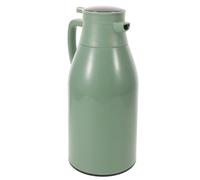 LOORGVEL Brocca Termica 20L Verde Pastello in Vetro e PP Display Temperatura Bollitore Portatile Isolante per Casa e Campeggio Caraffa Sottovuoto Antigermi Ampia Apertura per Bevande