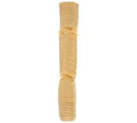 LOORGVEL Budello e Pratico da Usare per Salsiccia Naturale in Collagene Proteico da 24mm Beige Resistente ad Alte Temperature e Festività Natalizie per Salsicce a Vapore