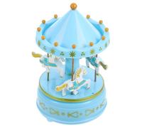 LOORGVEL Carillon Romantico a Forma di Giostra Celeste Decorazione da Tavolo Musicale Artigianale Ornamento Miniatura per Bambine e Collezionisti Carillon Decorativo Musica Manuale per