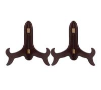 LOORGVEL Cavalletto in Legno da 2 Pezzi per Esposizione da 9 Pollici, Supporto per ricettario, Supporto per bancone da Cucina, Donna Che Cucina, Opera d'Arte, Cornice per Foto, Matrimonio,