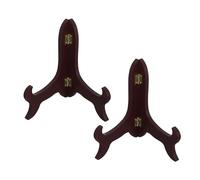 LOORGVEL Cavalletto in Legno da 2 Pezzi per Esposizione, Supporto per Libri di Cucina da 6 Pollici, Supporto per Ricette per bancone da Cucina, Donna Che, Opera d'Arte, Cornice per Foto,