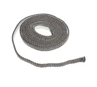 LOORGVEL Cintura di Tenuta della Porta della Fornace Corda di Tenuta della Porta della Stufa Guarnizione della Porta del Forno Corda Guarnizione Stufa a Pellet Grigio Fibra di