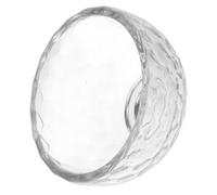 LOORGVEL Ciotola Trasparente Piccola da Ciotola per Offerte Buddhiste e Preparazione Vassoio Rotondo per Insalata Snack e Dessert e Facile da