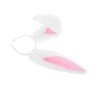 LOORGVEL Coniglio Peluche Cerchietto per Capelli Fascia per Orecchie da Coniglio Costume da Coniglietta per Pasqua e Cosplay Accessorio per Copricapo per Ragazzo Ragazza e Ragazza