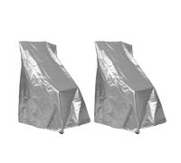 LOORGVEL Copertura per Carrello Avvolgitubo da Esterno 2 Pezzi Oxford 210d Resistente ai Raggi Uv, e Antipolvere con Coulisse, Protezione Verticale Salvaspazio per Tubo da Giardino