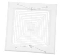 LOORGVEL Copertura Per Ventilatore Da Soffitto Bagno 30x30 Cm Molla, Griglia Di Scarico Quadrata Per Sfiato Aria Interna, Piastra Di Ricambio Per Ventilazione Bagno Facile Da Pulire e Installare