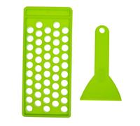 LOORGVEL Creazione Balsamo Labbra con Contenitori in PP Vaschetta per Riempimento con Spatola Flessibile Kit Te per Balsamo Rossetto Gloss e Cosmetici Fatti Mano