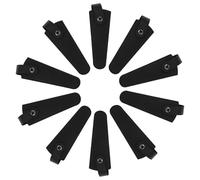 LOORGVEL Custodia per Forbici da 10 Pezzi Nero Protezione Lama Antiscivolo e Organizer, Fodero Compatibile Cesoie da Potatura e Attrezzi per Parrucchieri Professionali