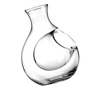 LOORGVEL Decanter per Vino Rosso e Whisky in Vetro da 250 Ml, Bottiglia Distributore di Bevande per Casa, Bar e Ristorante, Design Moderno ed Elegante per Esaltare Sapore