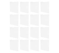 LOORGVEL Divisori per Album in Vinile in PVC Bianco 16 Pezzi 330x317mm, Separatori Riutilizzabili per Organizzazione Dischi Vinile, CD e Dvd, Accessori per Archiviazione e Catalogazione