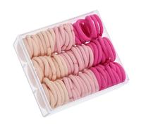 LOORGVEL Elastici Per Chioma Da Donna e Ragazza, Set Da 90 Pezzi Colorati Senza Segni, Alta Elasticità in Nylon, Accessori Per Coda Di Cavallo Adatti a Tutti i Tipi Di Chioma, Uso Quotidiano e Feste