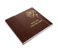 LOORGVEL Espositore Unghie Professionale con Carte Colore Gel Libro Campione Manicure per Centri Estetici e Uso Personale Design Pratico e Raffinato per Organizzare e Mostrare le Tonalità