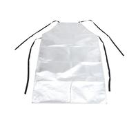 LOORGVEL Grembiule Antiscottatura in Alluminio Resistente All’Olio Grembiule Isolante Termico Tracolle Regolabili Tuta Protettiva Unisex per Protezione da Scintille e Alte Colore Casuale