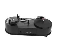 LOORGVEL In Da Tavolo In Da Tavolo Fonografo Con Registrazione USB Nero