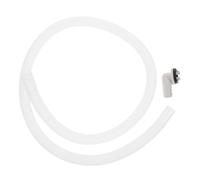 LOORGVEL Kit Tubo Drenaggio Condizionata con Gommino e Tubo Vinilico Trasparente Flessibile e Resistente con Gomito per Unità Split e