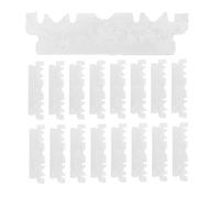 LOORGVEL Lame Da Barba in Acciaio Inox 100 Pezzi Per Rasoio Manuale Viso, Lamette Monofacciali Sicure Leggere e Resistenti Per Rasatura, Rifinitura Sopracciglia e Parrucchiere