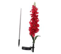 LOORGVEL Lampada Solare da Giardino Forma di Fiore Lampada Piantana da Prato LED con Installazione Senza Fili Luce Esterno per Decorazione Giardino e Cortile Altezza