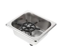 LOORGVEL Lavabicchieri in Acciaio Inox Automatico Ad Alta Pressione Per Bar e Uso Domestico, Lavabottiglie Professionale Per Bicchieri Di Vetro Di Diverse Dimensioni, Risciacquo Rapido Tubo Integrato