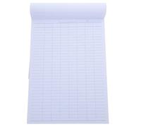 LOORGVEL Libro Mastro Contabile A4 Verticale, Registro Inventario Entrate Uscite, Blocco Note Gestione Scorte per Ufficio, Magazzino, Scuola e Uso Personale