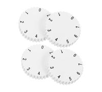 LOORGVEL Manopola Termostato Frigorifero Regolabile 7 Posizioni in Plastica Robusta, Set 4 Pezzi, Ricambio per Congelatori Domestici e Commerciali, Interruttore di Temperatura per Frigoriferi Rv