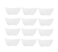 LOORGVEL Maschera per Collo Non Tessuto Bianco, 100 Pezzi, Traspirante e Risparmio D'acqua, per Tutti i Tipi di Pelle