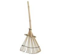 LOORGVEL Mini Rastrello Zen in Bambù 18x53,5 Cm per Sabbiera, Strumento da Giardino Zen da Tavolo per Meditazione e Decorazione di Micro Paesaggi, Accessorio Sicuro e Manuale e Adulti