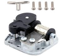 LOORGVEL Movimento Musicale a Orologeria Compatto Suono Nitido per Carillon Fai da Te, per Scatole in Plastica e Accessori Manuali per Musica la Città Incantata