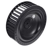 LOORGVEL mulino a motore ventilatore ventolatoio ventilatire vemtilatore Gonfiatore presa d'aria ca rotonda controllare strumento cappa ruota eolica per cappa da cucina Metallo Black