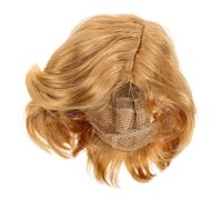 LOORGVEL Parrucca Di Briscola Parrucche Divertenti Parrucca Da Uomo Bionda Costumi Esilaranti Per Gli Uomini Mens Toupee Parrucche Da Uomo Realistiche Filo Ad Alta Temperatura D'oro