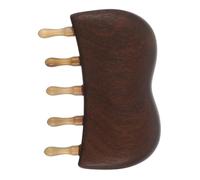 LOORGVEL Pettine Viaggio in Legno con Denti per Massaggio del Capelluto Antistatico Manico Ergonomico per Tutti i Tipi e Generi