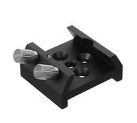 LOORGVEL Piastra Coda di in Alluminio Leggero con Filettatura per Montaggio Stabile Accessorio Equatoriale per Telescopi Astronomici Portatile per Osservazioni Sul Campo