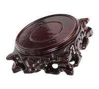 LOORGVEL Piedistallo Legno per Statua e Vasi Base Rotonda per Bonsai e Teiera Decorativo e Ufficio Design e Stabile per e