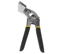 LOORGVEL Pinza per Piegatura Lamiera Trattato Piegatrice Manuale Multiuso con Doppia Punta Dritta per Bordature e Stagnatura Precisa Impugnatura Antiscivolo Ergonomica per Lavori Spazi