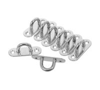 LOORGVEL Placca Heavy Duty per Soffitto Gancio U per Tende da Sole e Amache Design Rettangolare Rotondo Resistente alla Corrosione per Uso Marino e Esterno