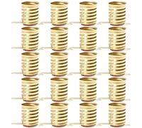 LOORGVEL Portalampada a Vite in Rame per Circuiti Elettrici, Base per Lampada da Esperimento Domestico, Accessori Illuminazione, 20 Pezzi per Progetti Elettrici e Scuola