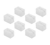 LOORGVEL Protezione Angolare Anticollisione in Silicone Trasparente 8 Pezzi per Bambini, Kit Sicurezza Morbido per Maniglie Cassetti e Bordi Mobili, Paraspigoli per Cameretta Facile