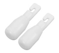 LOORGVEL Punte di Ricambio per Bastone da Passeggio Cieco 2 Pezzi in Plastica Punta a Gancio Luminosa Accessori per Bastoni da Camminata per Non Vedenti Sostituzione Rapida e Sicurezza