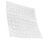 LOORGVEL Punti Di Rilievo Trasparenti Autoadesivi 100 Pezzi, Paraurti Antiscivolo e Anticollisione Per Ipovedenti, Supporto Tattile Per Sicurezza Domestica e Lavorativa